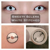 Sweety Sclera Contacts White Stitched-Sclera Contacts-UNIQSO