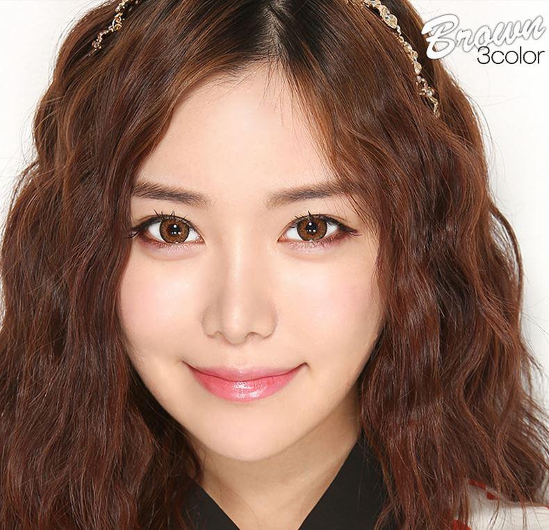 I.Fairy Cream Puff Brown (1 lens/pack)-Colored Contacts-UNIQSO UK