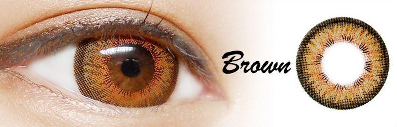 I.Fairy Cream Puff Brown (1 lens/pack)-Colored Contacts-UNIQSO UK