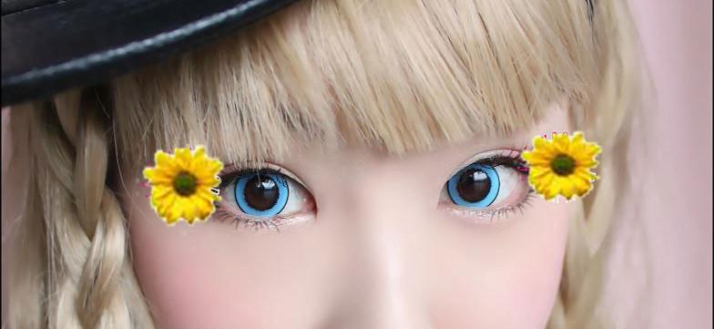 I.Fairy Moonlite Blue (1 lens/pack)-Colored Contacts-UNIQSO UK
