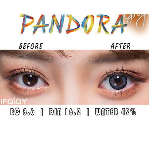 I.Fairy Pandora Grey (1 lens/pack)-Colored Contacts-UNIQSO UK