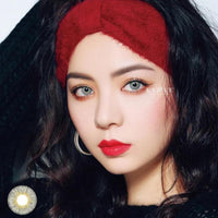 Kazzue Alluring Grey (1 lens/pack)-Colored Contacts-UNIQSO UK
