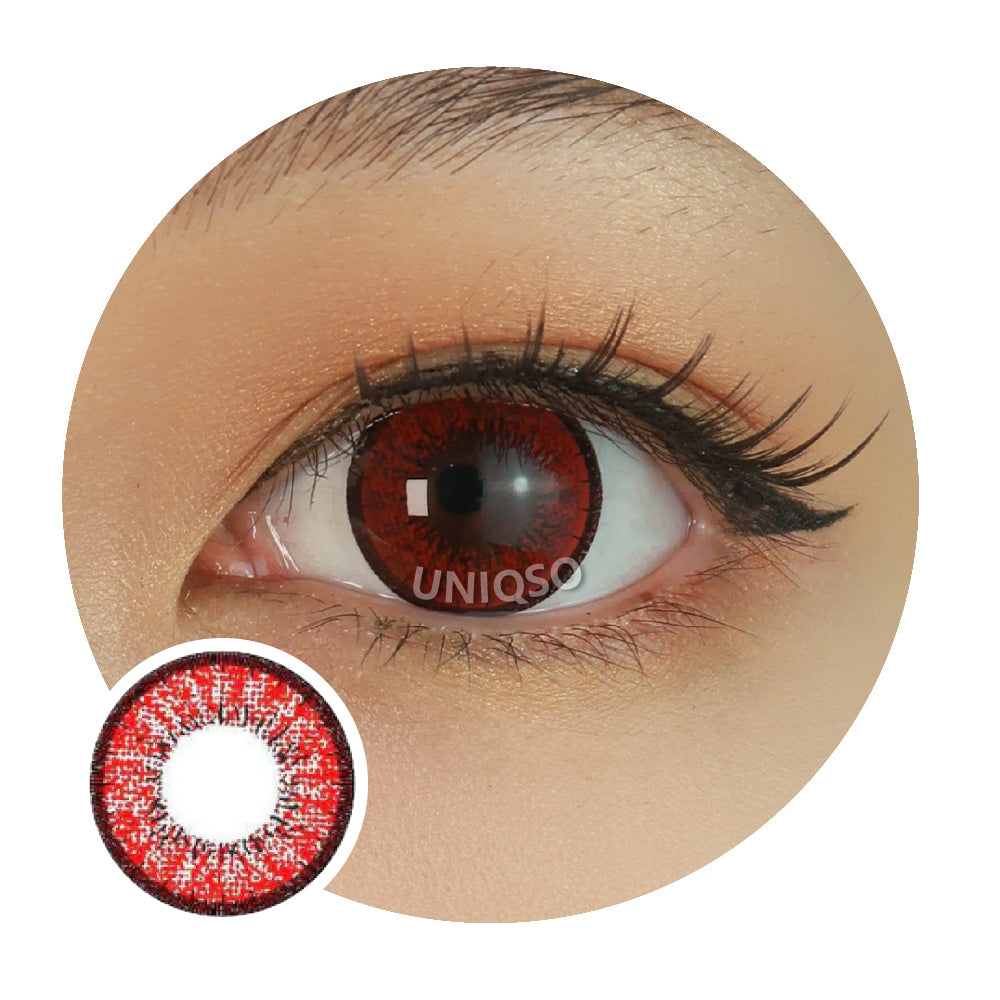 Kazzue Blytheye Red (1 lens/pack)-Colored Contacts-UNIQSO UK