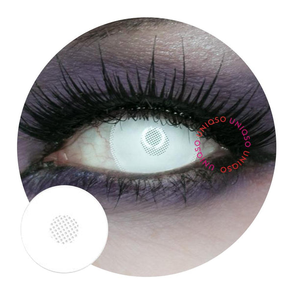 Kazzue Crazy Storm White (1 lens/pack)-Crazy Contacts-UNIQSO