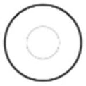 Kazzue Crazy Lens with Power - Gothic White (1 lens/pack)-Crazy Contacts-UNIQSO UK