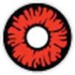 Kazzue Crazy Lens with Power - Red Wizard (1 lens/pack)-Crazy Contacts-UNIQSO UK