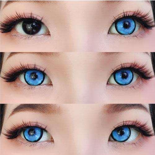 Kazzue Crazy Platonic Aqua/ Aquaman (1 lens/pack)-Crazy Contacts-UNIQSO UK
