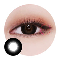 Kazzue Essential Black (1 lens/pack)-Colored Contacts-UNIQSO UK