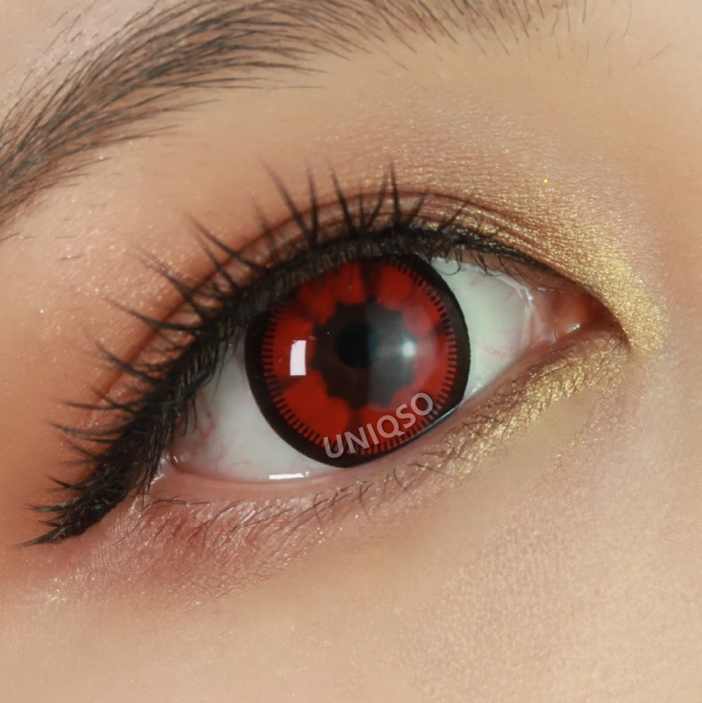 Kazzue Heavenly Cloud Nine Red (1 lens/pack)-Colored Contacts-UNIQSO UK