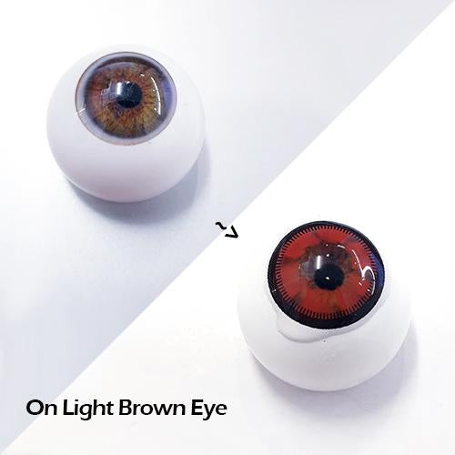 Kazzue Heavenly Cloud Nine Red (1 lens/pack)-Colored Contacts-UNIQSO UK
