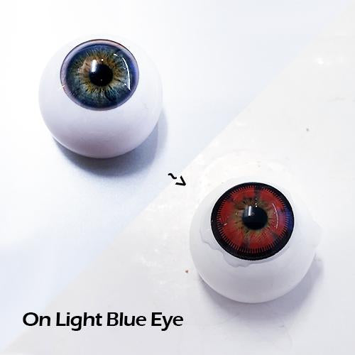 Kazzue Heavenly Cloud Nine Red (1 lens/pack)-Colored Contacts-UNIQSO UK