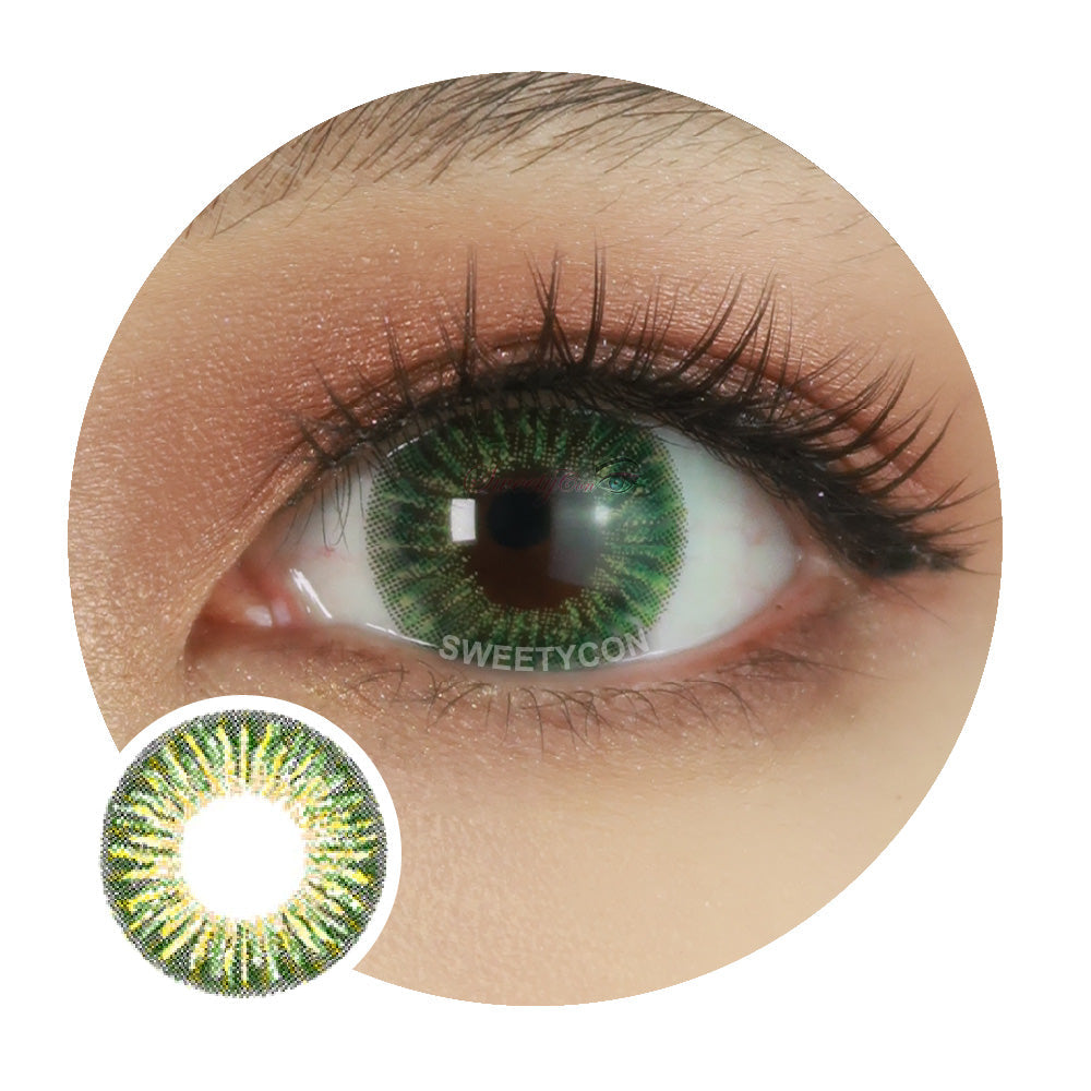 Kazzue Heavenly Lollipop Green (1 lens/pack)-Colored Contacts-UNIQSO UK