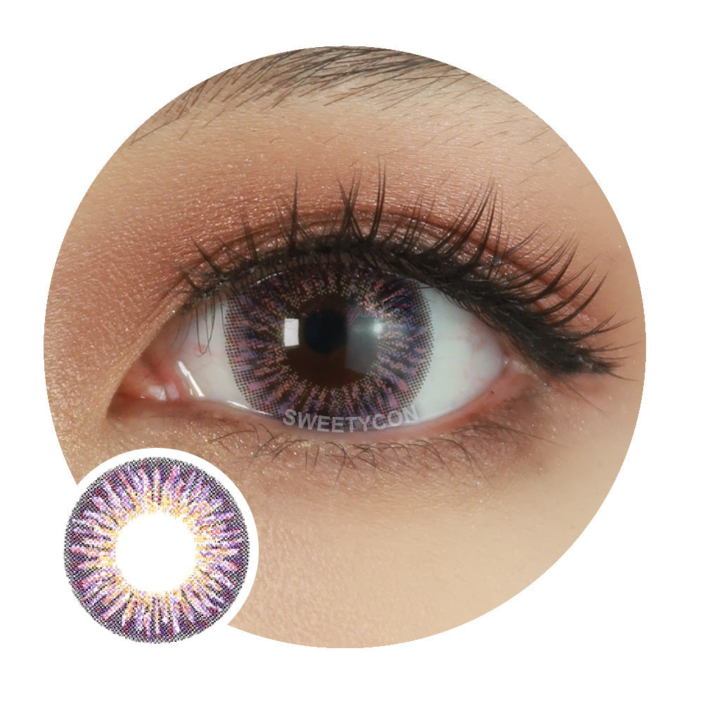 Kazzue Heavenly Macaron Violet (1 lens/pack)-Colored Contacts-UNIQSO UK