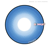 Kazzue Intense Pop Blue (1 lens/pack)-Colored Contacts-UNIQSO UK
