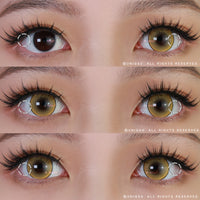 Kazzue Intense Pop Yellow colored contacts