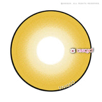 Kazzue Intense Pop Yellow colored contacts
