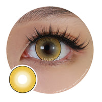 Kazzue Intense Pop Yellow colored contacts