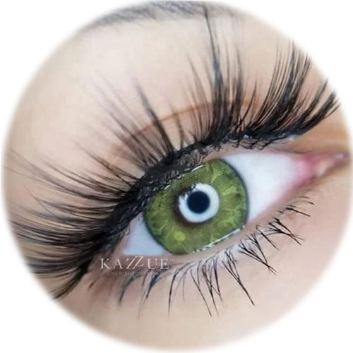 Kazzue Jewel Olive colored contacts
