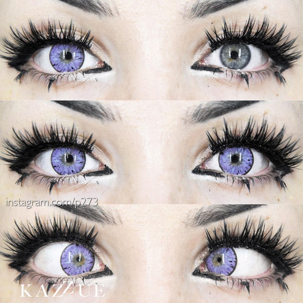 Kazzue Legacy Violet colored contacts