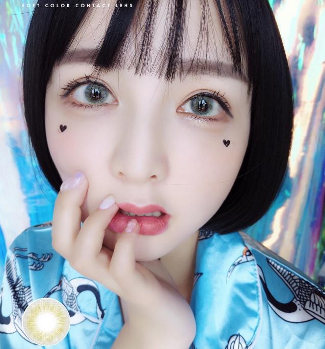 Kazzue Magical Glitter Grey (1 lens/pack)-Colored Contacts-UNIQSO UK