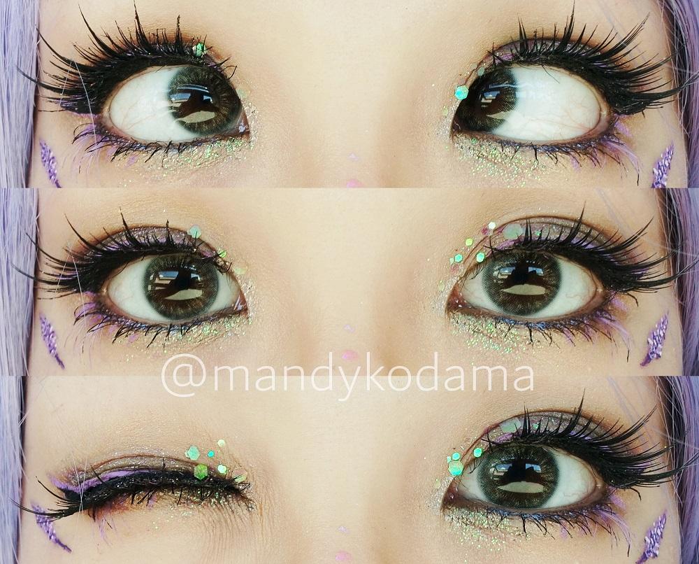 Kazzue Magical Glitter Grey (1 lens/pack)-Colored Contacts-UNIQSO UK