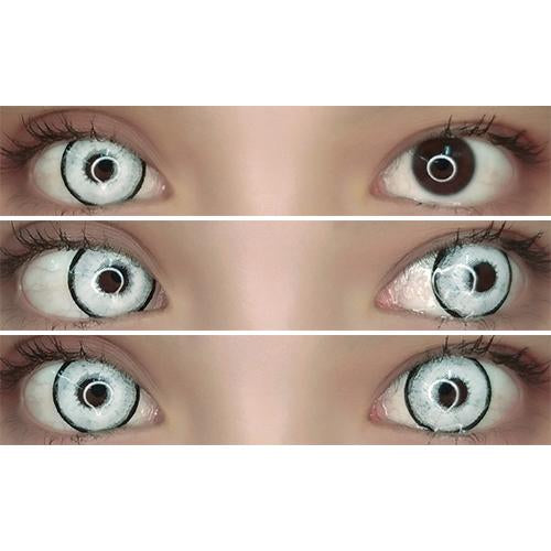 Kazzue Mini Sclera Zombified (1 lens/pack)-Mini Sclera Contacts-UNIQSO UK
