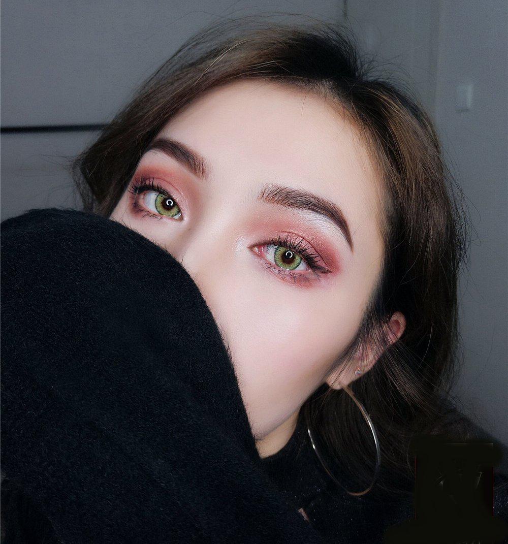Kazzue Pro Khaki Green (1 lens/pack)-Colored Contacts-UNIQSO UK