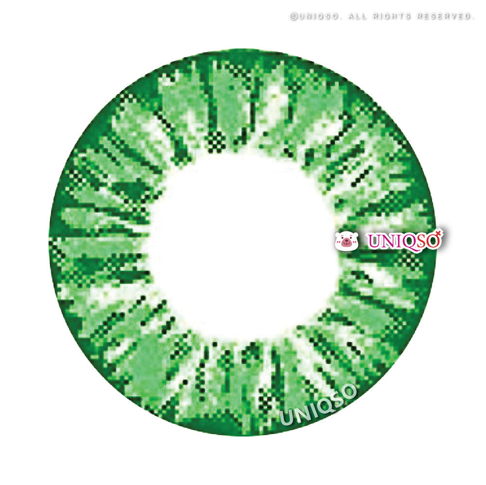 Kazzue Starryeye Green (1 lens/pack)-Colored Contacts-UNIQSO UK