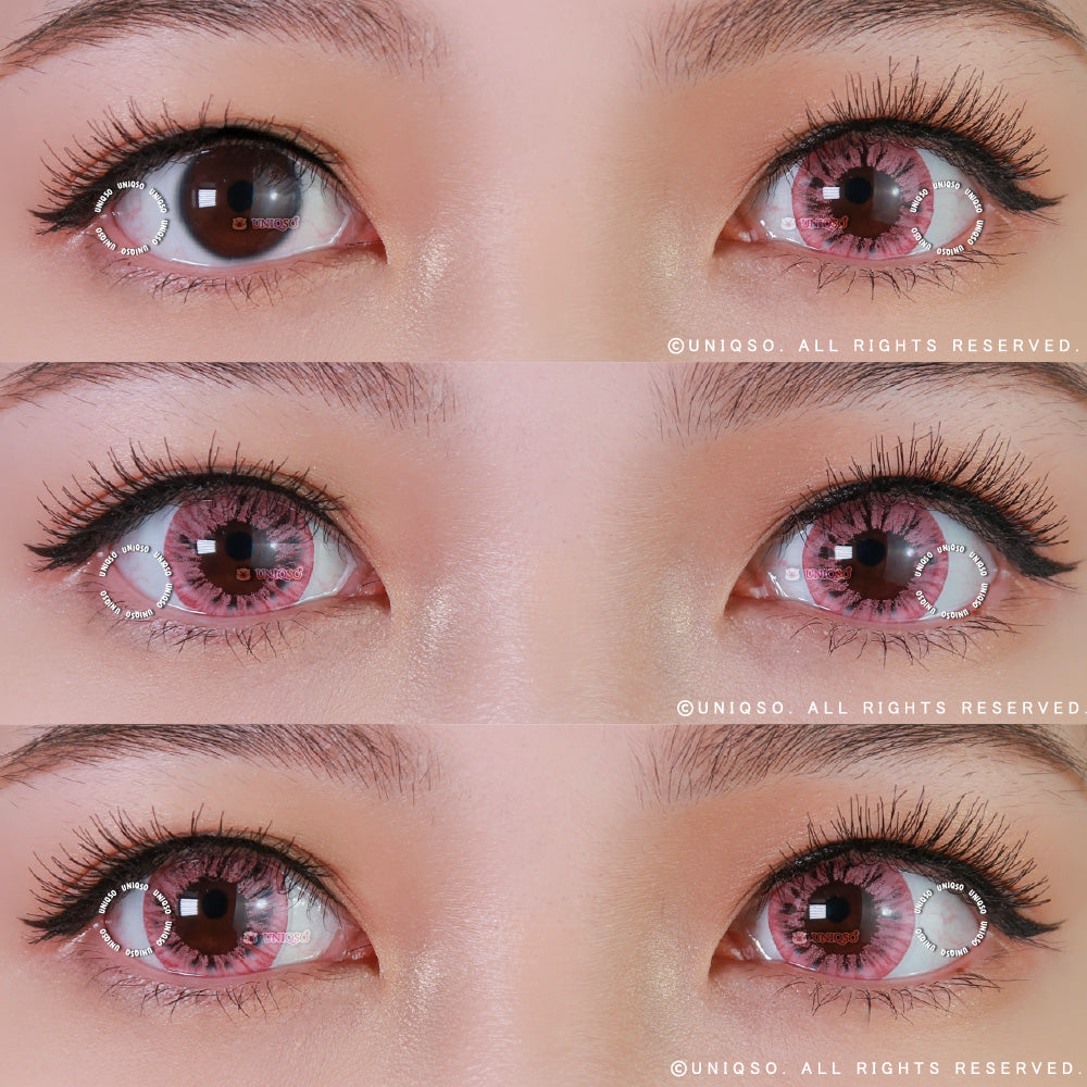 Kazzue Starryeye Pink (1 lens/pack)-Colored Contacts-UNIQSO UK