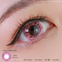 Kazzue Starryeye Pink (1 lens/pack)-Colored Contacts-UNIQSO UK