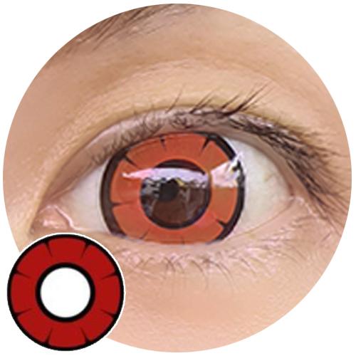 Kazzue Twilight Red (1 lens/pack)-Colored Contacts-UNIQSO UK