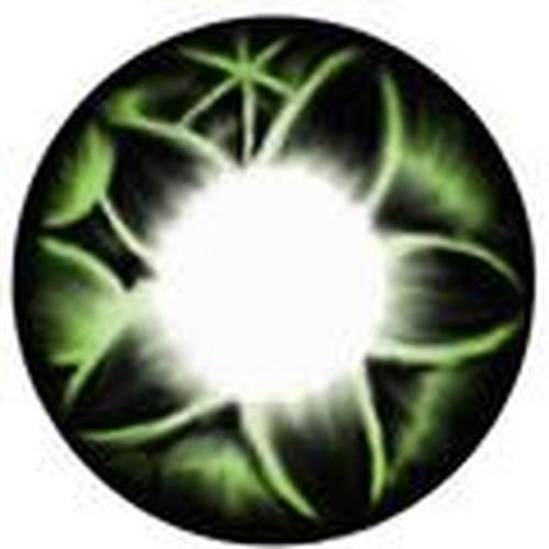 Kimchi Flora Green (1 lens/pack)-Colored Contacts-UNIQSO UK