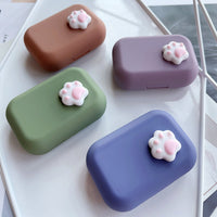 Lens Case - Side Pink Paw Set-Lens Case-UNIQSO UK