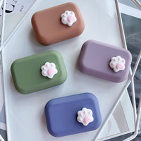 Lens Case - Side Pink Paw Set-Lens Case-UNIQSO UK