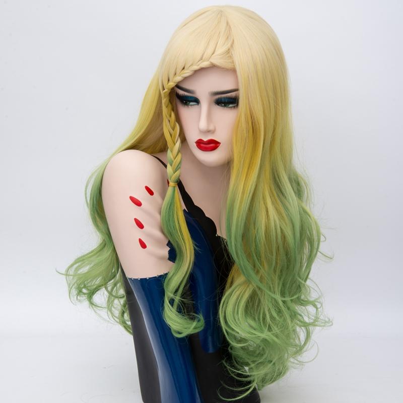 Lolita Wig - Parrot Yellow & Green-Lolita Wig-UNIQSO UK