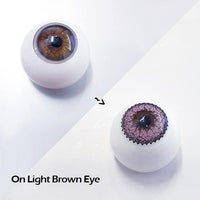 Sweety Lucky Girl Pink (1 lens/pack)-Colored Contacts-UNIQSO