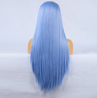 Pamper Blue Front Lace Long Hair Wig-Lace Front Wig-UNIQSO UK
