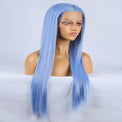 Pamper Blue Front Lace Long Hair Wig-Lace Front Wig-UNIQSO UK