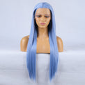 Pamper Blue Front Lace Long Hair Wig-Lace Front Wig-UNIQSO UK
