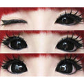 Phantasee Black Sclera Contacts Sabretooth/Blackout/Black (2 lenses/pack)-Sclera Contacts-UNIQSO UK