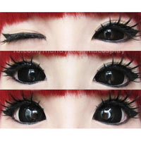Phantasee Black Sclera Contacts Sabretooth/Blackout/Black (2 lenses/pack)-Sclera Contacts-UNIQSO UK