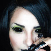 Phantasee Black Sclera Contacts Sabretooth/Blackout/Black (2 lenses/pack)-Sclera Contacts-UNIQSO UK