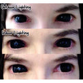 Phantasee Black Sclera Contacts Sabretooth/Blackout/Black (2 lenses/pack)-Sclera Contacts-UNIQSO UK