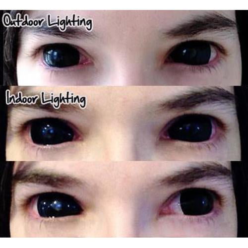 Phantasee Black Sclera Contacts Sabretooth/Blackout/Black (2 lenses/pack)-Sclera Contacts-UNIQSO UK