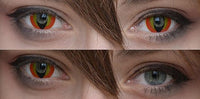 Phantasee Crazy Red Dragon Eyes (2 lenses/pack)-Crazy Contacts-UNIQSO UK