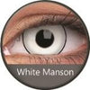 Phantasee Crazy White Manson - 1 Day Disposable (2 lenses/pack)-Crazy Contacts-UNIQSO UK