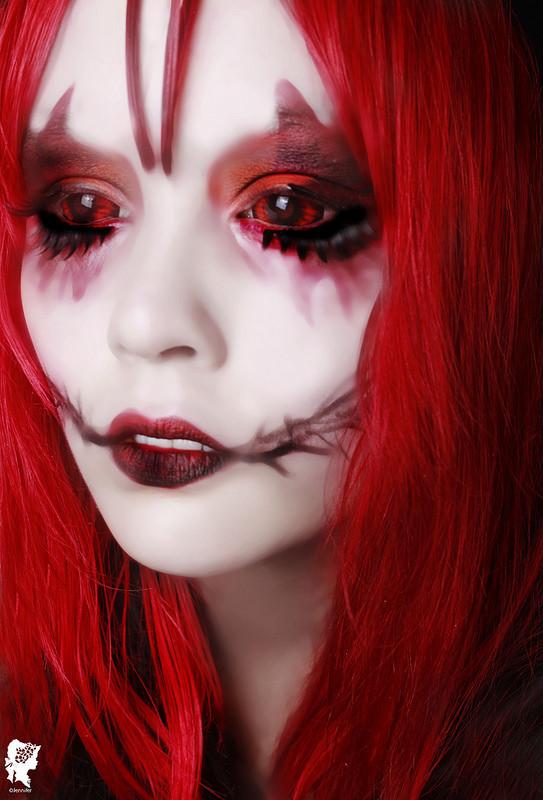 Phantasee Red Black Sclera Contacts Sunpyre (2 lenses/pack)-Sclera Contacts-UNIQSO UK