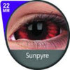 Phantasee Red Black Sclera Contacts Sunpyre (2 lenses/pack)-Sclera Contacts-UNIQSO UK