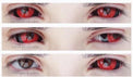 Phantasee Red Black Sclera Contacts Tokyo Ghoul - Red Ghoul/Gremlin (2 lenses/pack)-Sclera Contacts-UNIQSO UK