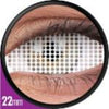 Phantasee Sclera Contacts Rockslide/ Full White Mesh / White Screen (2 lenses/pack)-Sclera Contacts-UNIQSO UK